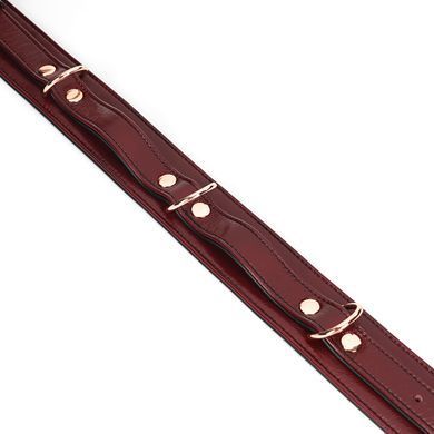 Фиксаторы для бедер Liebe Seele Wine Red Thigh Cuffs S Size, натуральная кожа SO9454 фото