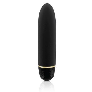 Вибропуля RIANNE S &ndash; Classique Vibe мини-вибратор на 7 режимов, чехол-косметичка Stud Black SO3860 фото