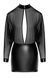 Платье Noir Handmade F348 Powerwetlook and tulle dress - L SX2089 фото 5