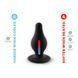 Анальная пробка SilexD Model 2, size M, черная, двухслойная, с эффектом памяти, диаметр 4 см SX1276 фото 6