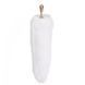Металлическая анальная пробка Лисий хвост LOCKINK SEVANDA White Fox-Tail Anal Pear-shape Plug SX0865 фото 2