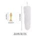 Металлическая анальная пробка Лисий хвост LOCKINK SEVANDA White Fox-Tail Anal Pear-shape Plug SX0865 фото 7