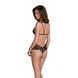Боди Passion AMBERLY BODY black, XXL/XXXL, открытая спина, низ стринги SX0457 фото 2