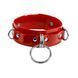 Ошейник для фиксации Feral Feelings - D-Rings Red SO9285 фото 1