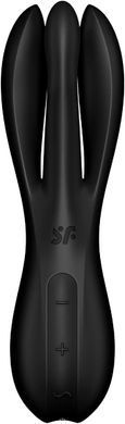 Клиторальный вибратор Satisfyer Threesome 2 Black, 3 гибких пальчика, 3 мотора SX1214 фото