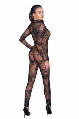 Сетчатый бодистокинг Noir Handmade F237 Long tulle overall, XL SX0124 фото