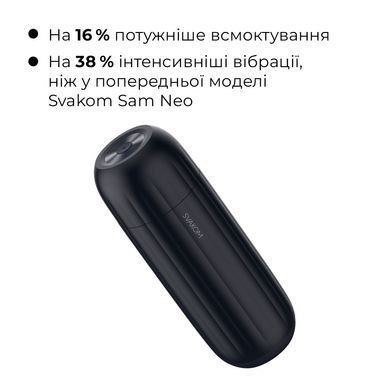 Интерактивный смарт-мастурбатор с вибрацией и посасыванием Svakom Sam Neo 2 Pro, подогрев до 38 &deg;C SX1111 фото