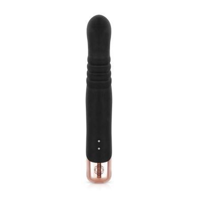 Вибратор-кролик Rosy Gold - Rabbit Vibrator with thrusting function - Black SX3069 фото