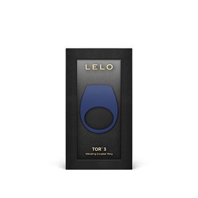 Эрекционное кольцо с вибрацией LELO Tor 3 Base Blue, управление со смартфона SX0701 фото