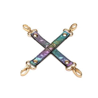 БДСМ-набор Liebe Seele Vivid Rainbow 8 Pieces Set, 8 аксессуаров, экокожа на бархатной основе SO9504 фото