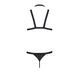 Комплект мужского белья из стреп Passion 039 SET ANDREW L/XL Black, стринги, шлейка SO7588 фото 6