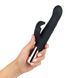 Вибратор-кролик Rosy Gold - Rabbit Vibrator with thrusting function - Black SX3069 фото 5