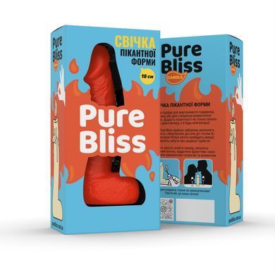 Свеча в виде члена Pure Bliss BIG Orange 18 см SX1653 фото