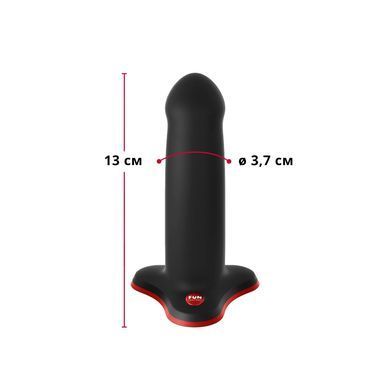 Фаллоимитатор Fun Factory AMOR, черный, длина 14,6 см, диаметр 3,7 см, изогнутый SX0982 фото