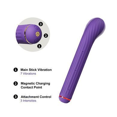 Вибратор Otouch Magic Stick S1 Plus - Purple SO9438 фото