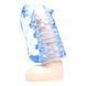 Мастурбатор Fleshlight Fleshskins Grip Blue Ice, надежная фиксация на руке, отлично для пар и минета F16623 фото 2