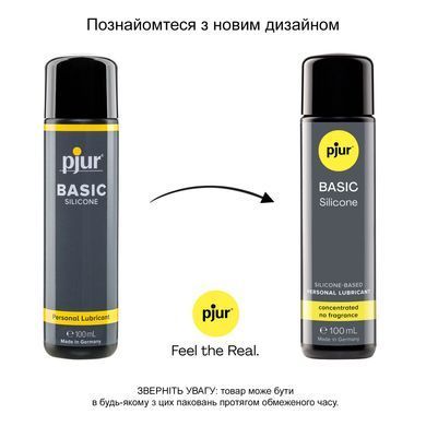 Силиконовая смазка pjur Basic Silicone 100 мл, лучшее цена/качество, идеальна для новичков PJ10270 фото