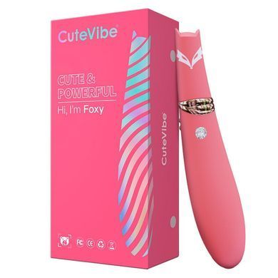 Вакуумный стимулятор с вибрацией CuteVibe Foxy Sakura SO7034 фото