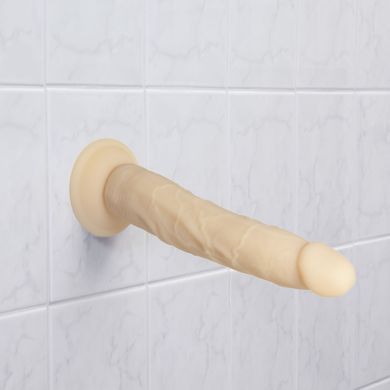 Фаллоимитатор Naked Addiction &mdash; 9&Prime; Silicone Dual Density Bendable Dildo Vanilla, вибропуля в подарок SO8906 фото