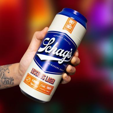 Мастурбатор &ndash; банка пива Blush Schag's Luscious Lager Masturbator Frosted, самосмазывающийся, вакуум SO8840 фото