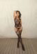 Эротический бодистокинг Leg Avenue Jacquard net Black, имитация чулок, открытый доступ, one size SO7903 фото 5